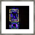 Basilica Of The Annunciation Nazareth Stained Glass Window Framed Print