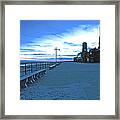 Bath House Blues Framed Print