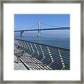 Bay Bridge From New Pier Framed Print