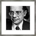 Beat Poet Allen Ginsberg, Ca.early Framed Print