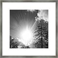 Beautiful Day Today. Peace People Framed Print