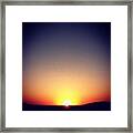 #beautiful #sun #sunset #texas #sunrays Framed Print