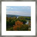 Beauty On The Bluffs Autumn Colors Framed Print