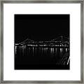Ben Franklin Bridge #bridgeporn Framed Print