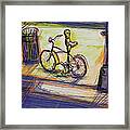 Bike At Rest Framed Print