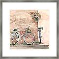 Bike Date Framed Print