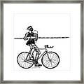 Bike Joust Framed Print