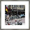 Biker's Bar Framed Print