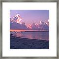 Biloxi Sunrise Framed Print