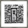 #blackandwhite #bnw #bw #b&w #doorporn Framed Print