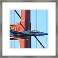 Blue Angels F18 Supersonic Jet 7d8045 Framed Print