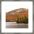 Blue Mountain Lake In Upstate New York Framed Print