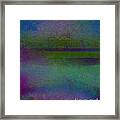 Blue Scape Ii Framed Print