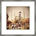 #bluemosque #edit Framed Print