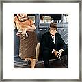 Bonnie And Clyde, From Left Faye Framed Print