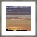 Boothbay Maine Sunrise 1 Framed Print