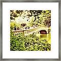 Bow Bridge - Central Park - New York City Framed Print