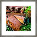 Brazing Truck Framed Print