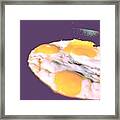 #breakfast #eggs #lovingsunday #2012 Framed Print