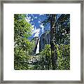 Bridal Veil Falls Tumble 620 Feet Framed Print