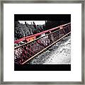 #bridge #color #canada #colour #cottage Framed Print