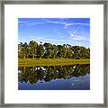 Broemmelsiek Park - Spring Reflections Framed Print