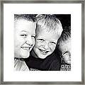 Brothers Three Framed Print