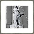 Brunnenbuberl - Boy At The Fountain -  Munich Germany Framed Print