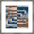 Brushed 12 Framed Print