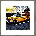 Cab In Leadville Framed Print