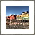 Cabooses Framed Print