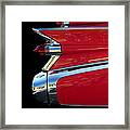 Cadillac Tailfins Framed Print