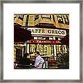 Caffe Greco Framed Print