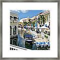 Cancun Shopping Framed Print