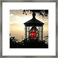 Cape Meares At Sunset Framed Print