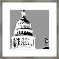 Capitol Dome Bw3 Framed Print