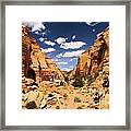 Capitol Reef Cohab Canyon Framed Print