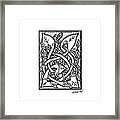 Celtic Entwined Vines Framed Print