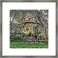 Cherry Blossoms At The Washington National Cathedral Framed Print