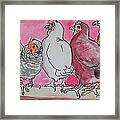 Chickens Framed Print