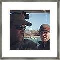 Chris And Matt Aboard The Leviathan Framed Print