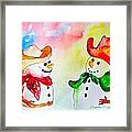 Christmas Partners Framed Print