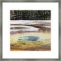 Chromatic Pool Hot Spring, Upper Geyser Framed Print