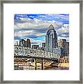 Cincinnati Skyline 2012 Framed Print