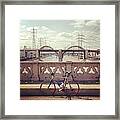 City River Framed Print