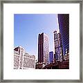City View From The River Framed Print