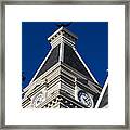 Clarksville Historic Courthouse Clock Tower Framed Print