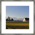 Classic Barn In The Country Framed Print