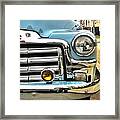 Classic Car Headlamp Framed Print