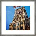 Clock Tower In Downtown Jackson 2 Framed Print